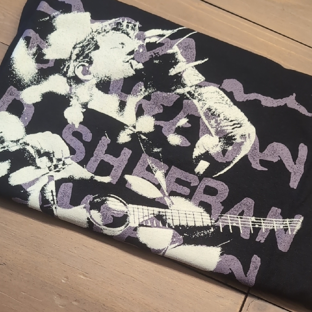 Ed Sheeran Shirt Womens XL Black T-shirt Tee - Picture 9 of 13